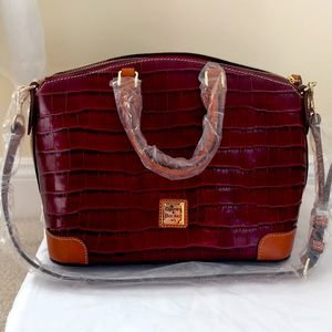 Dooney & Bourke Bordeaux Satchel NWT